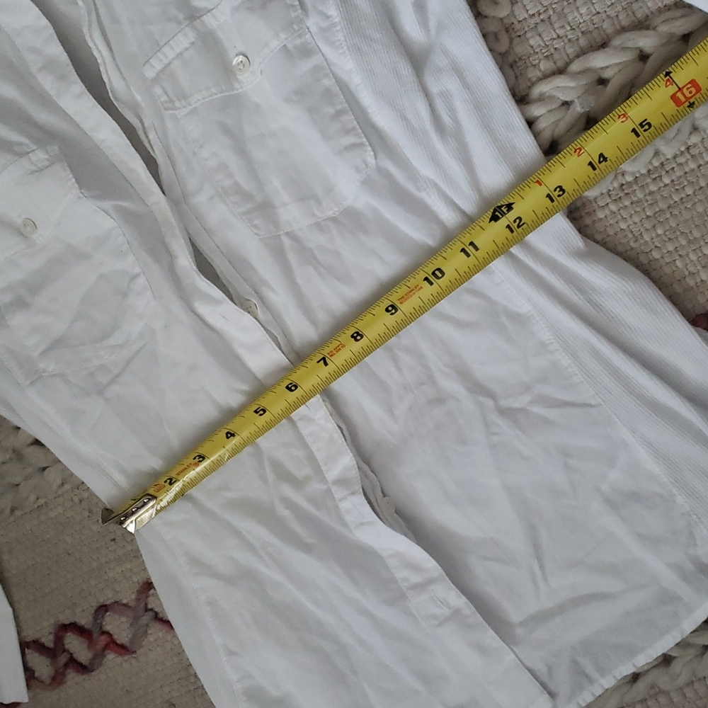 James Perse Crisp White Button-Down Shirt - Picture 10 of 15